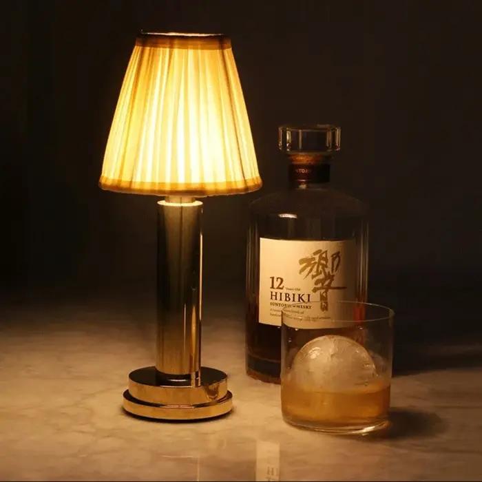USB Restaurant atmosphère lampe de Table nordique Bar veilleuses pour café chambre Art décor luminai