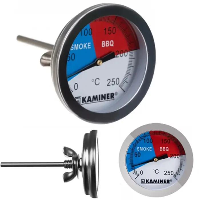 Thermomètre pour barbecue en acier inoxydable, capteur, outils de cuisine, viande, cuisine, compteur