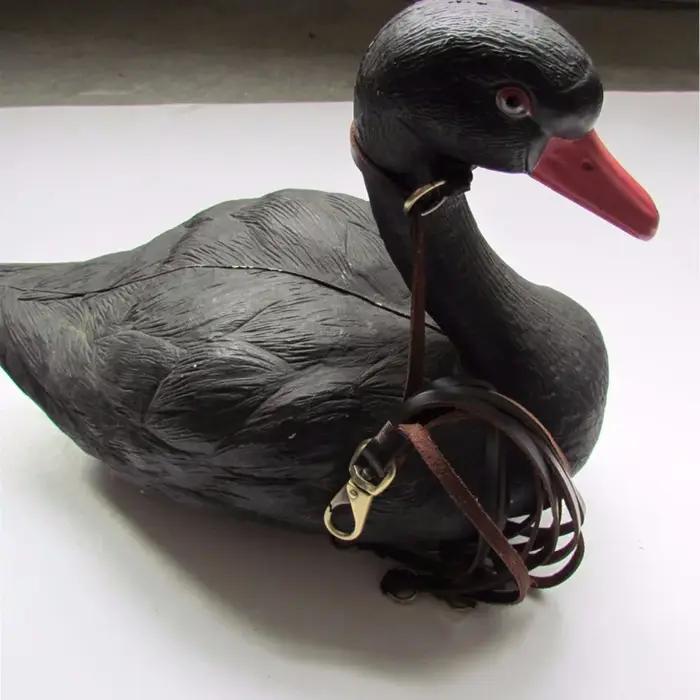 Sangle de transport en cuir pour la chasse au Tourbon, accessoires pour armes à feu à 12 boucles, cintre en forme de canard d'oi