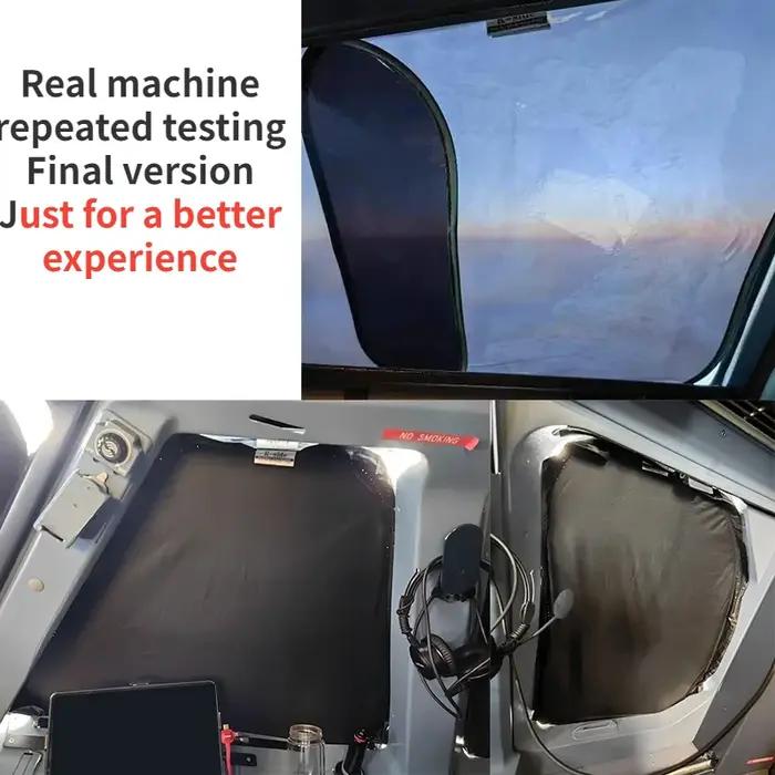 Pare-soleil pour fenêtres de cockpit d'Airbus, pour modèles A320, 330, 319, assure l'ombrage, le blo