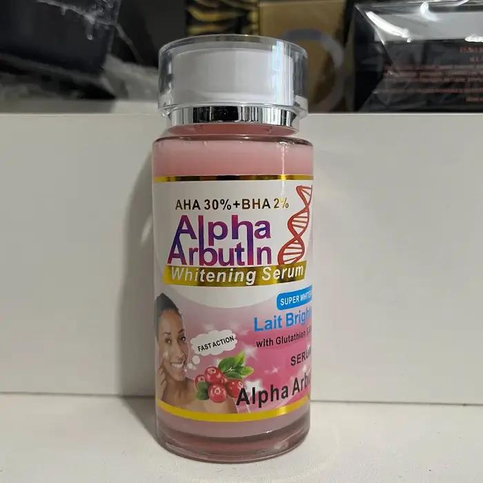 120 ml SUPER AHA 30% + BHA2% Alpha Arbutin X 3 sérum visage éclaircissant au lait avec la glutathion