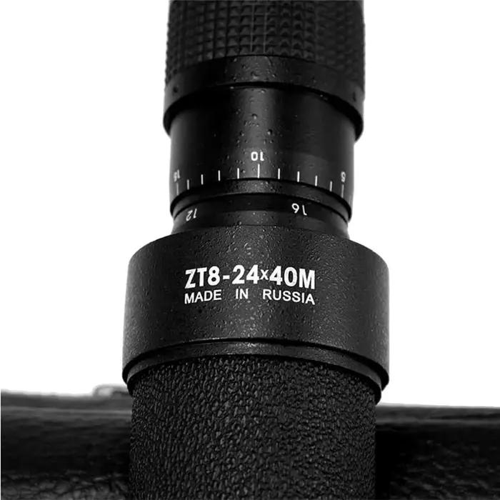 Monoculaire russe Baigish 8-24x40 zoom grand objectif longue portée - Métal haute puissance HD longue-vue espionnage