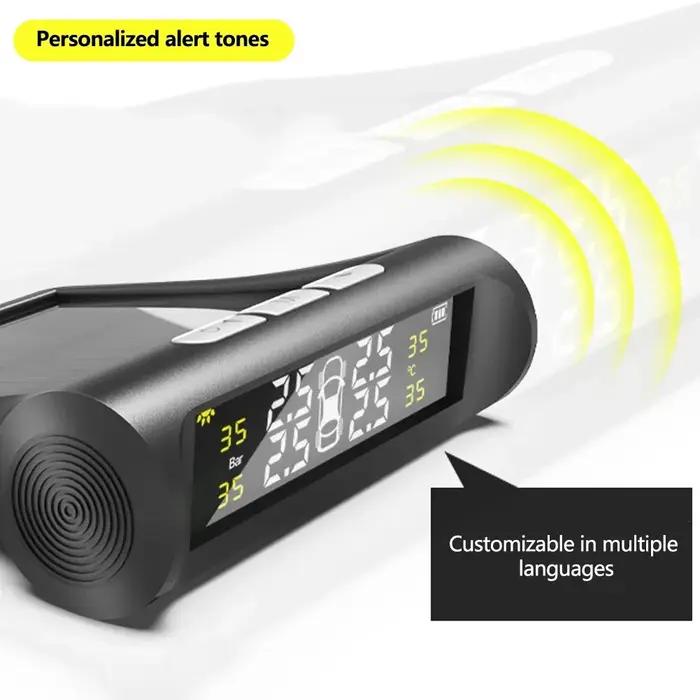 Systèmes d'alarme de sécurité automatique solaire TPMS