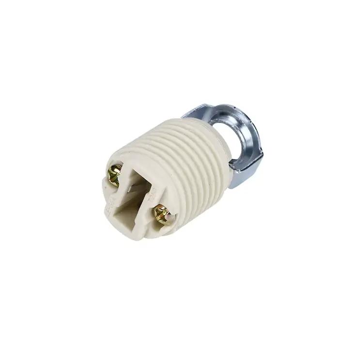E27 E14 G9 vis bricolage lumière support de lampe en céramique Table de ménage sol LED ampoule Base