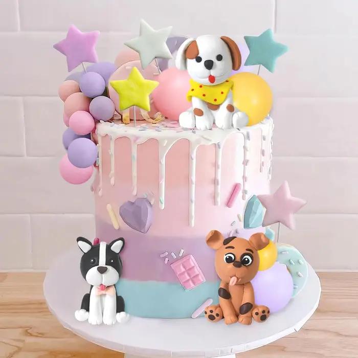 Décoration de gâteau pour chien