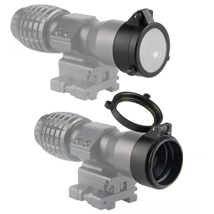 Protection de lunette de visée rapide 30-69mm transparente pour chasse nocturne et télescope