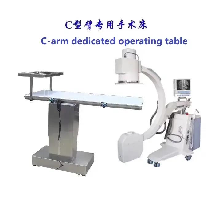 Instruments chirurgicaux vétérinaires Table d'opération vétérinaire en acier inoxydable