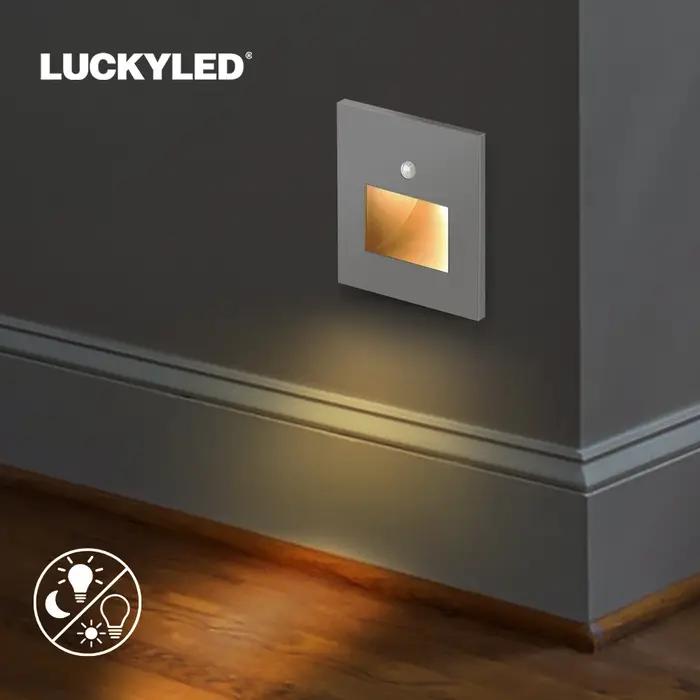 Applique murale lampe diode électroluminescente intégrée escalier couloir AC85-265V capteur détecteu