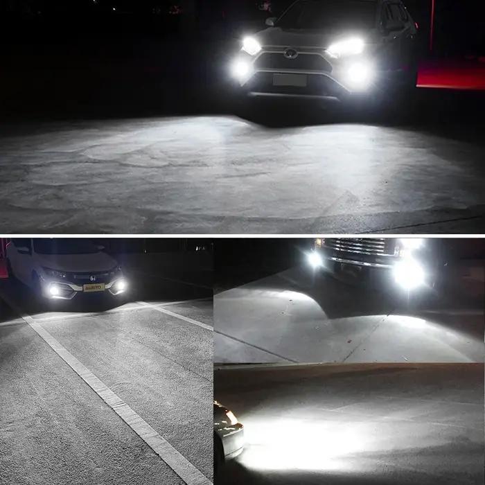 AUXITO 2 pièces H27 880 881 ampoule LED H27W/2 H27W/1 LED H27W voiture antibrouillard conduite jour