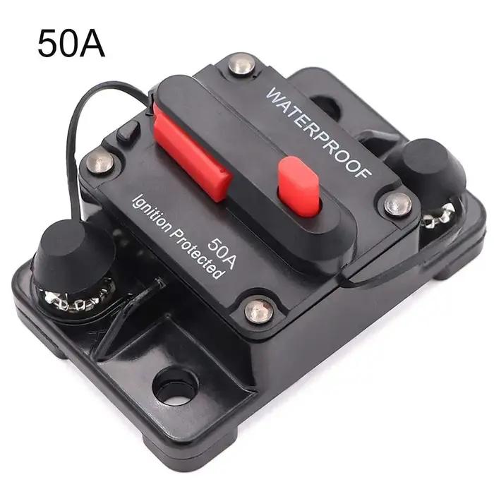 Disjoncteur 30a 40a 50a 60a 70a 80a 100a 120a 150a 200a 250a 300a AMP fusible Reset 12-48V DC voiture bateau Auto étanch