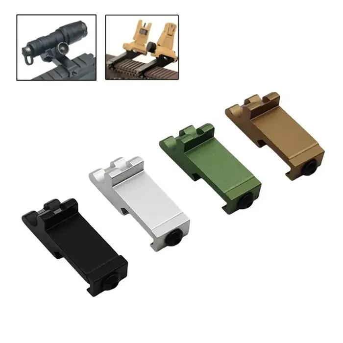 Adaptateur latéral décalé d'angle de 45 degrés RTS 20mm, Rail Picatinny, lampe de poche tactique, portée Laser, montage pour fusil de chasse