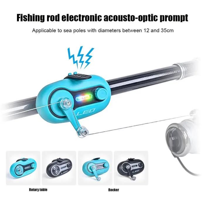 Alarme de pêche à la carpe, appât de morsure, Buzzer électronique, canne à mer, son et lumière, indi
