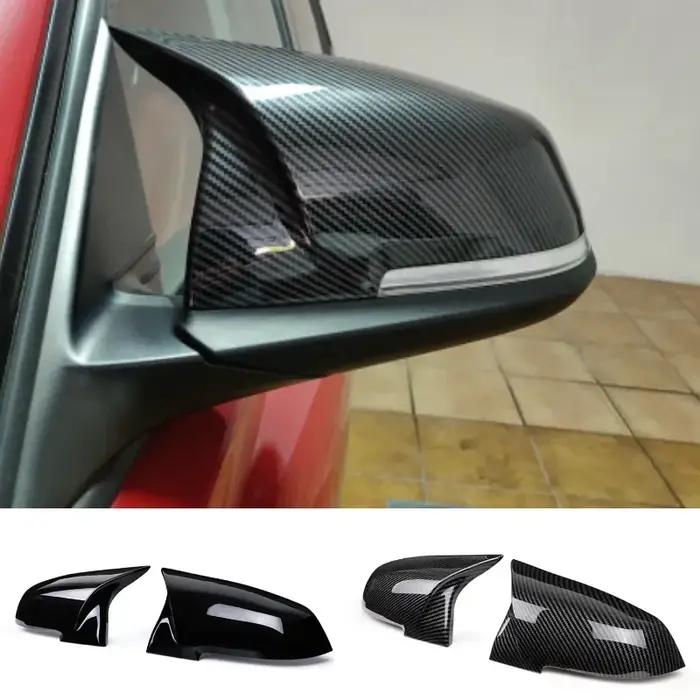 Couvercle de miroir en Fiber de carbone, style de remplacement, pour BMW série 1 2 3 4 F20 F30 F31 F