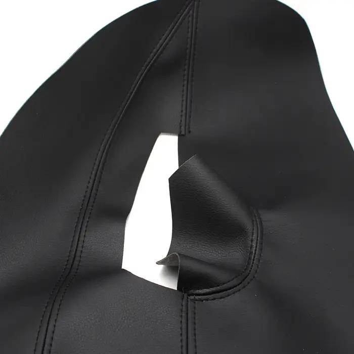 Panneau d'accoudoir de porte de voiture en cuir noir, garniture de couverture, LHD uniquement, 4 por
