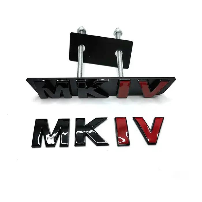 MKIV – emblème de gril de haute qualité, Badges de coffre, Golf 4, signe de botte, sortie, Logos de
