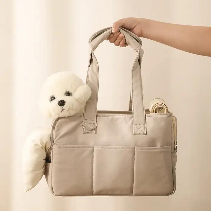 Sac à dos latéral pour chat et petits chiens, sac à bandoulière en plein air pour animaux de compagnie, confortable pour chats sortants et petites races