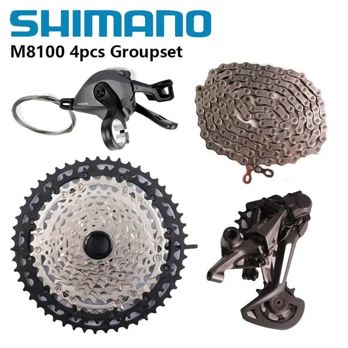 Shimano XT M8100 4 pièces 12s groupe M8100 manette de vitesse + dérailleur arrière + chaîne M8100 Su