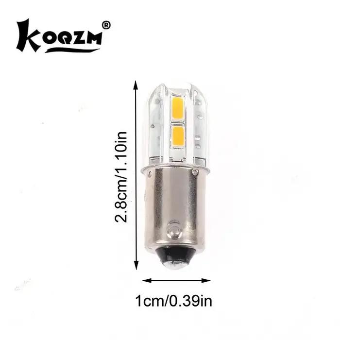 BA9S-Ampoule LED 6V, Ampoules de Mise à Niveau, 4LED, Remplacement pour Lampe de Poche, Sauna, Moteu