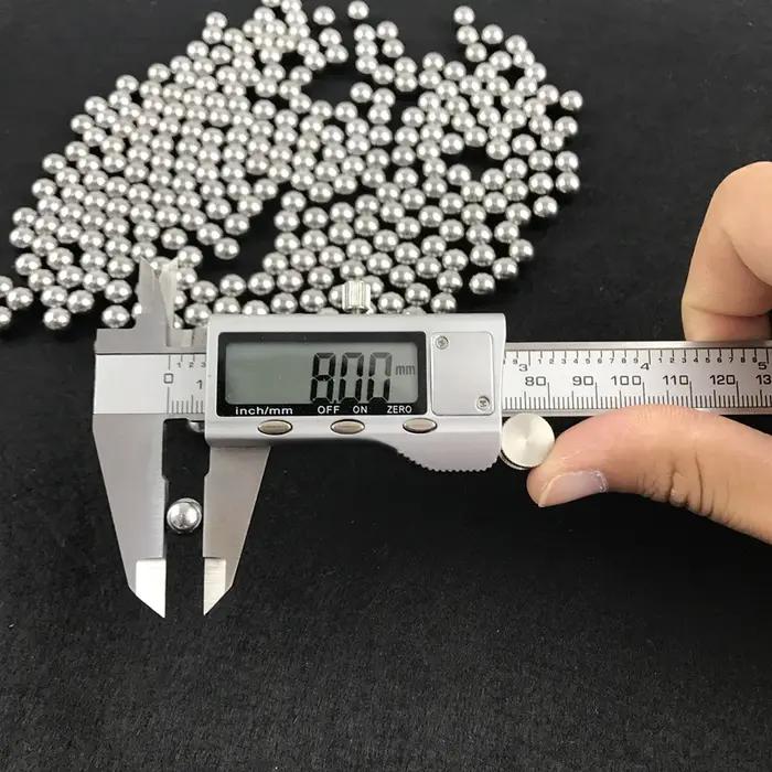 200 pcs/lot le projectile 8mm billes en acier arc professionnel fronde munitions en plein air