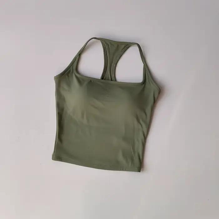 Gilet de sport et de Fitness avec coussin de poitrine, résistant aux chocs, beauté du dos, sensation