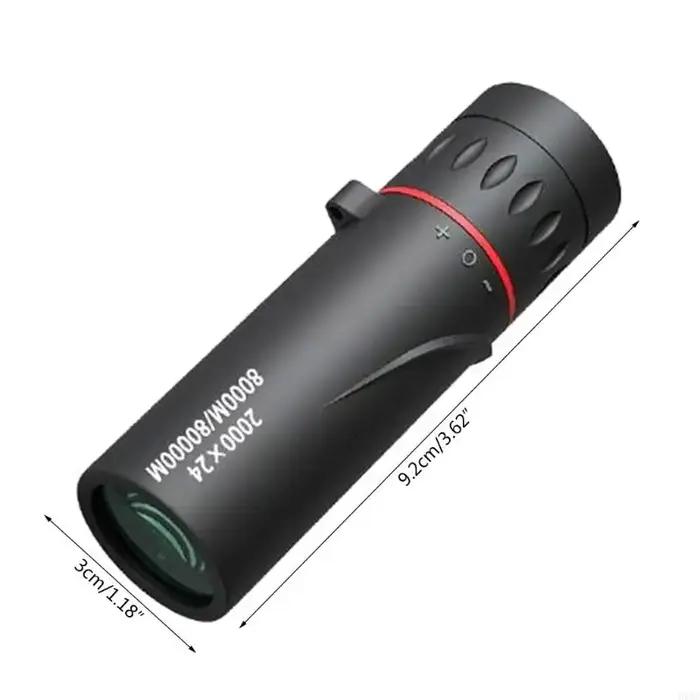 Monoculaire haute puissance H8WC 2000x24 avec adaptateur smartphone - grossissement extrême observation