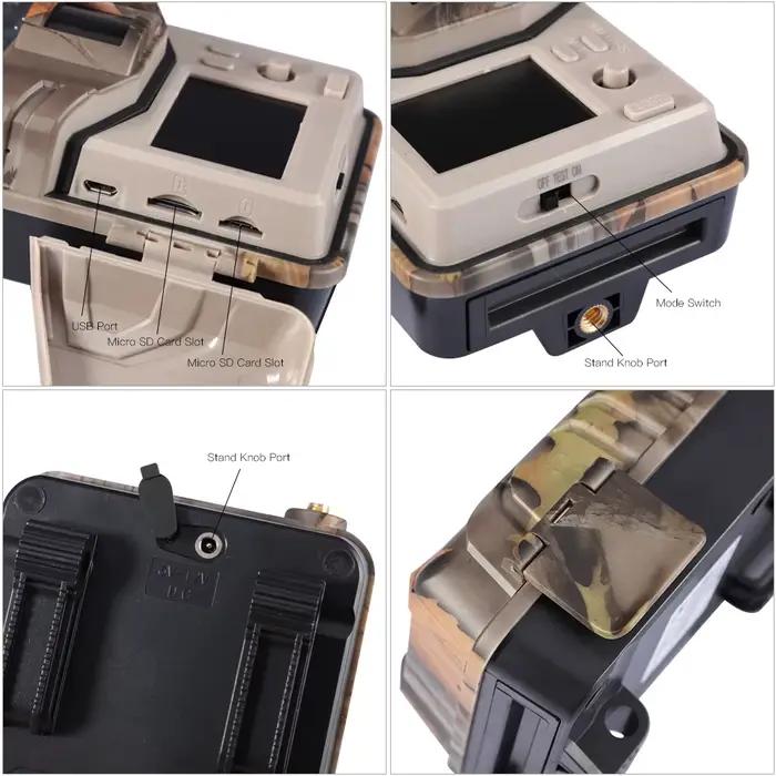 Caméra de chasse 4G 120MP 4K avec application