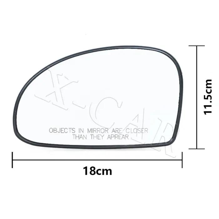 Lentille de Verre de Rétroviseur Latéral Chauffant pour Kia Cerato 2006, Couleur Blanche, se Pose à
