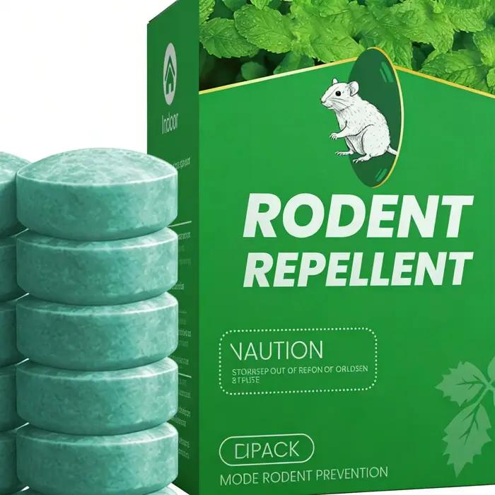 12 pièges à souris en boule longue durée pour le contrôle des animaux, pour intérieur, extérieur, maison, garage, grenier, voiture, jardin, chambre