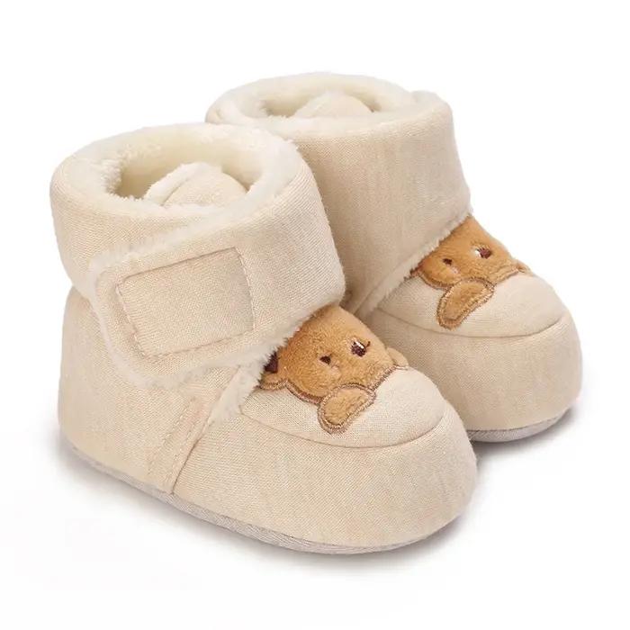 Mode bébé filles garçons mignon doux dessin animé coton enfant en bas âge chaussures premier marcheur