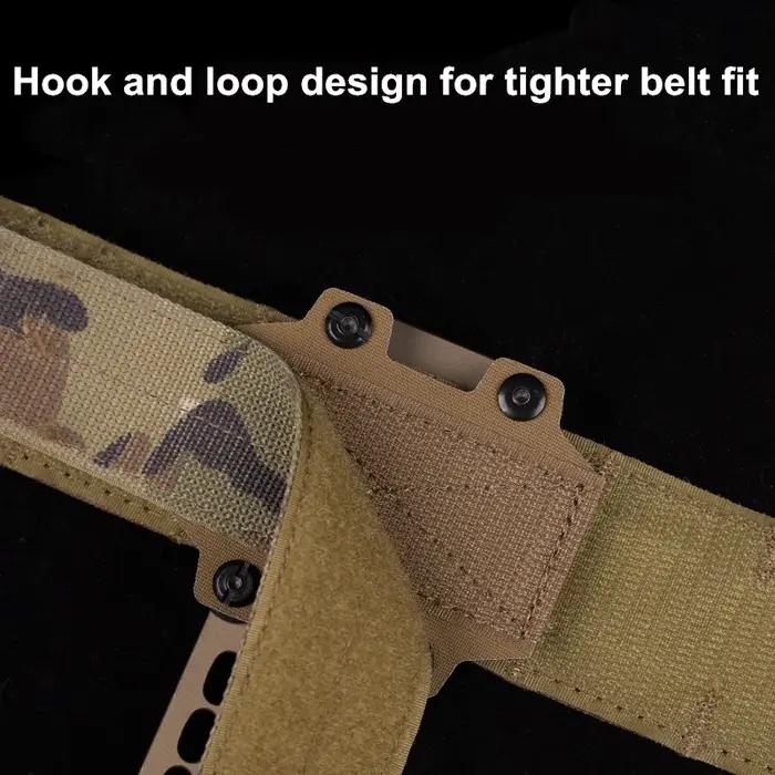 Adaptateur holster tactique modulaire MHA - Support montage léger Bison ceinture combat deux pièces