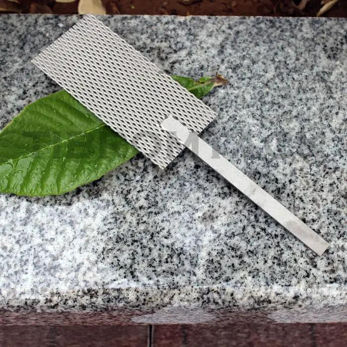 Maille d'anode en titane revêtue de platine pour électrolyse d'hydrogène, 50.8*101.6mm