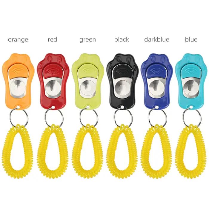 2 pièces en forme de patte chien Clicker jouets animaux de compagnie formation Clickers obéissance chien animaux formation formateur clic