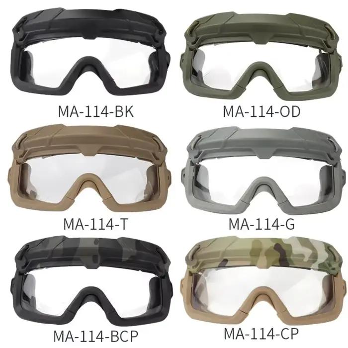 Lunettes de sport pour hommes et femmes avec 2 modes - Protection oculaire pour airsoft, randonnée, paintball et chasse