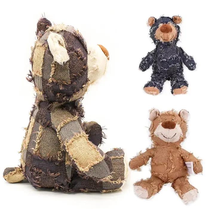 Jouet pour chien en peluche couineur en forme d'ours mendiant