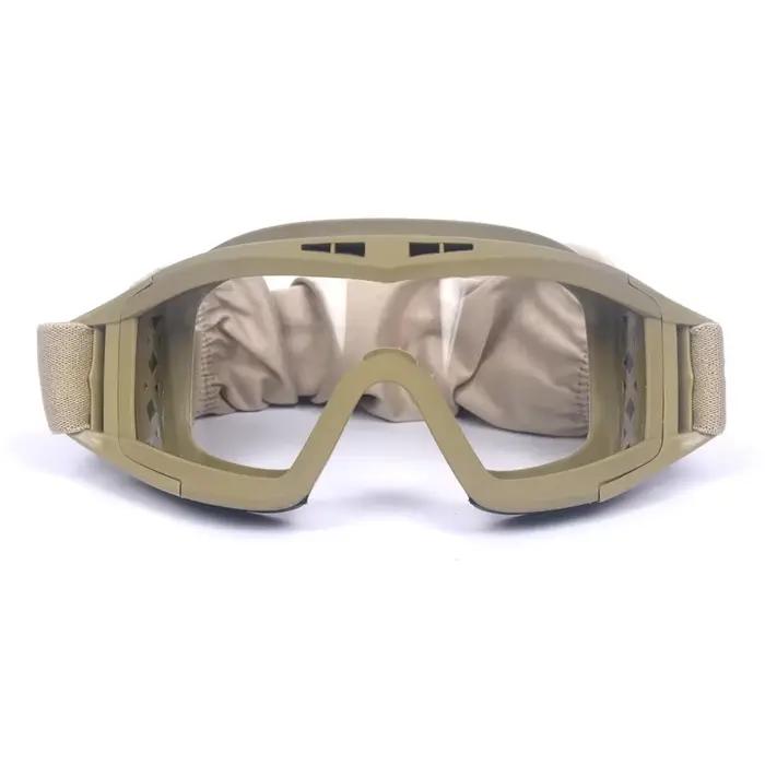 Nouveau Lunettes tactiques Airsoft 3 lentilles coupe-vent anti-poussière tir Motocross moto lunettes