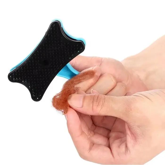 Brosse de toilettage pour chiens et chats, autonettoyante, sans statique, peigne de Massage, poils plus épais et stables, fournitures pour animaux de compagnie pour enlever la fourrure ample