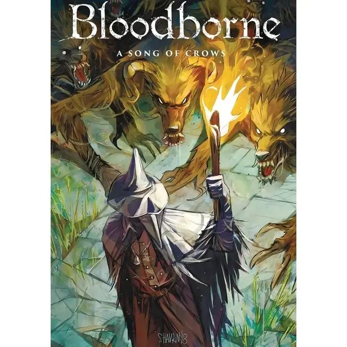 Affiche de jeu Dark Hunter B-Bloodborne Art mural imperméable pour maison salon chambre à coucher bar occasionnels
