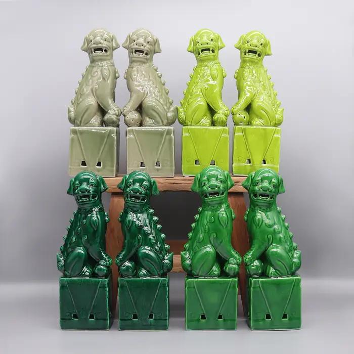 Paire de chiens Foo Fu