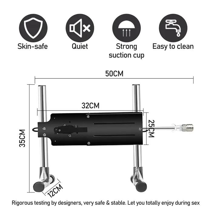 Machine de sexe automatique pour hommes et femmes, télécommande, vibromasseur de gode, vibrateur de