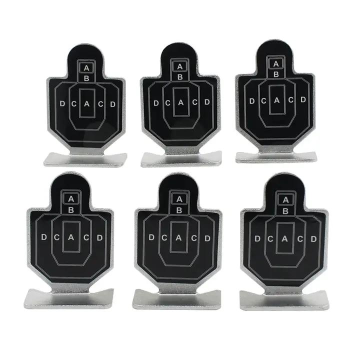VULPO 6 pièces/lot jeu de cibles de tir tactique cible de pratique Airsoft de chasse Durable
