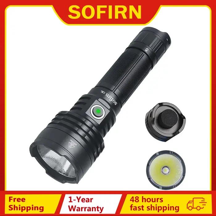 Sofirn C8L 21700 lampe de poche tactique puissante 3100lm XHP50D HI torche LED EDC Type C Rechargeab