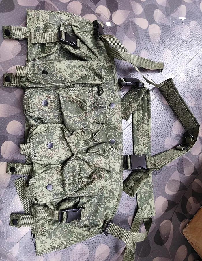Pochette à chargeurs tactique MOLLE EMR Russe - Gilet porte-magazines pour chasse et entraînement airsoft