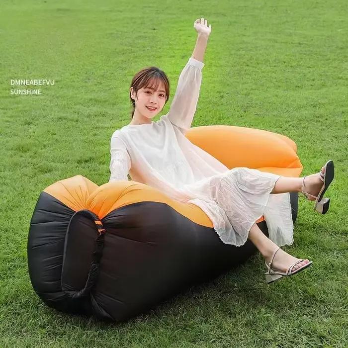 Canapé-lit gonflable rapide, produits d'extérieur, tendance 2024, sac de couchage de bonne qualité,