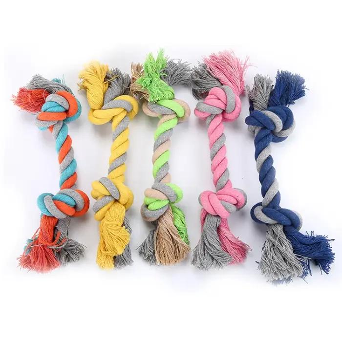 Jouet pour animaux de compagnie à double nœud ChFukrope pour chiot