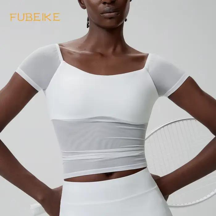 Haut de sport ajusté pour femme en nylon, idéal pour le yoga et la course à pied, offre spéciale pour les occasions importantes