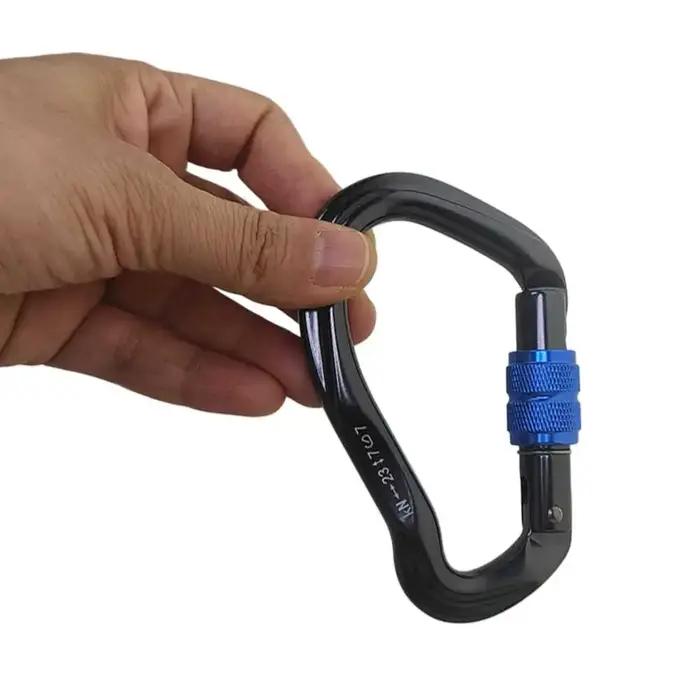 Mousqueton à vis 23KN pour escalade