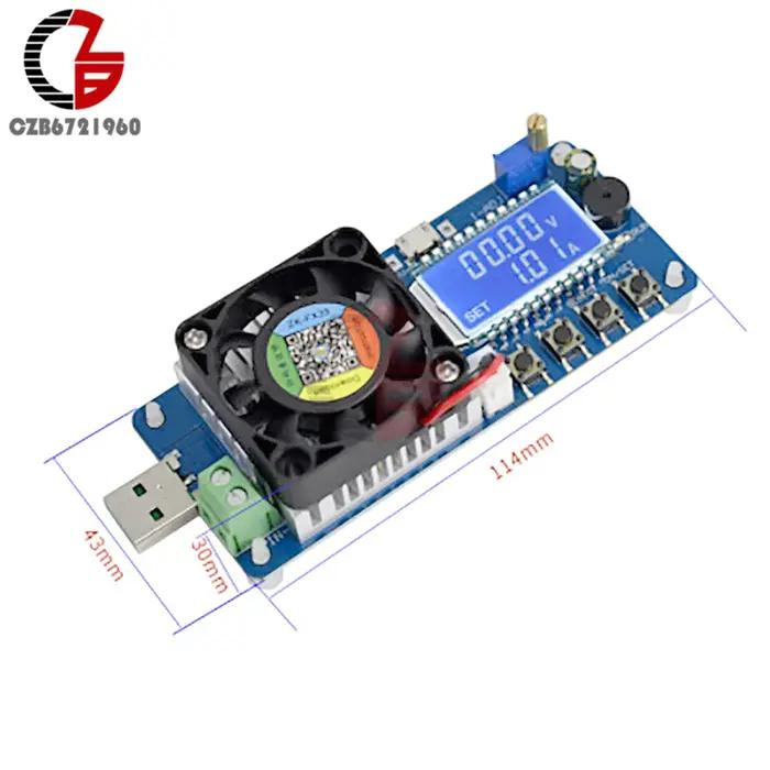 Testeur de charge électronique réglable 4A/5A 25W/35W, voltmètre numérique USB LED, ampèremètre, cap