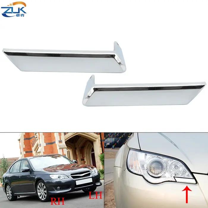 ZUK – couvercle de pulvérisation de lampe frontale chromée, pour Subaru Legacy B4 Liberty Outback 20