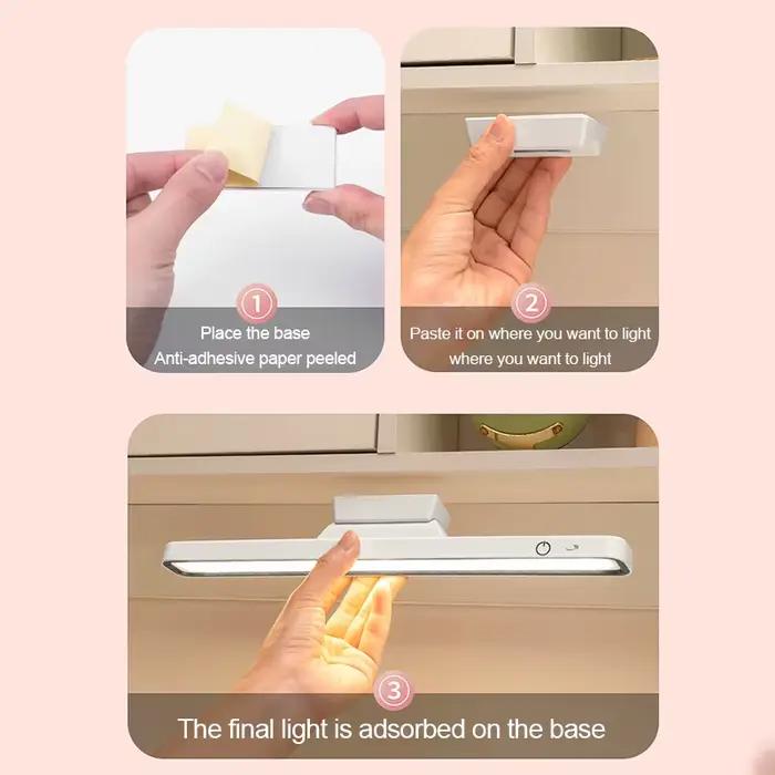 Lampe de bureau suspendue lampe de Table magnétique Led Usb Rechargeable gradation continue armoire
