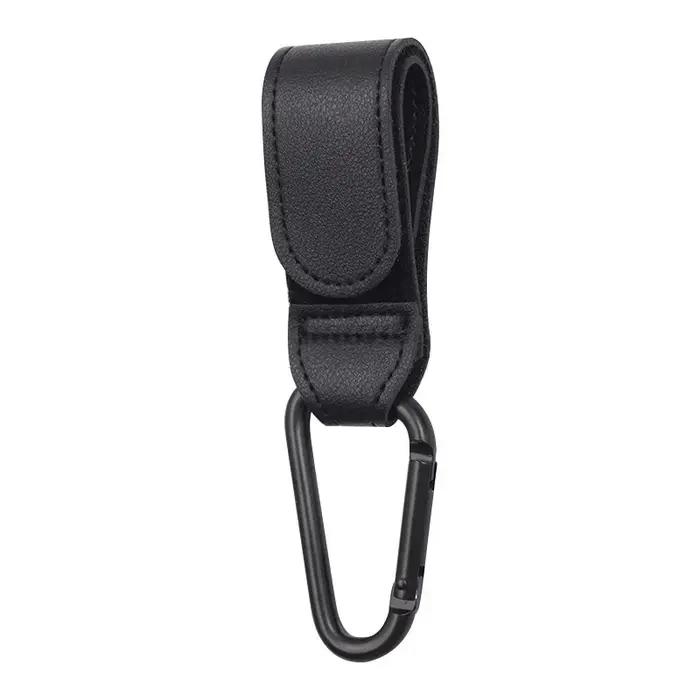 1/2 pièces PU cuir bébé sac poussette crochet landau chariot organisateur 360 degrés rotatif